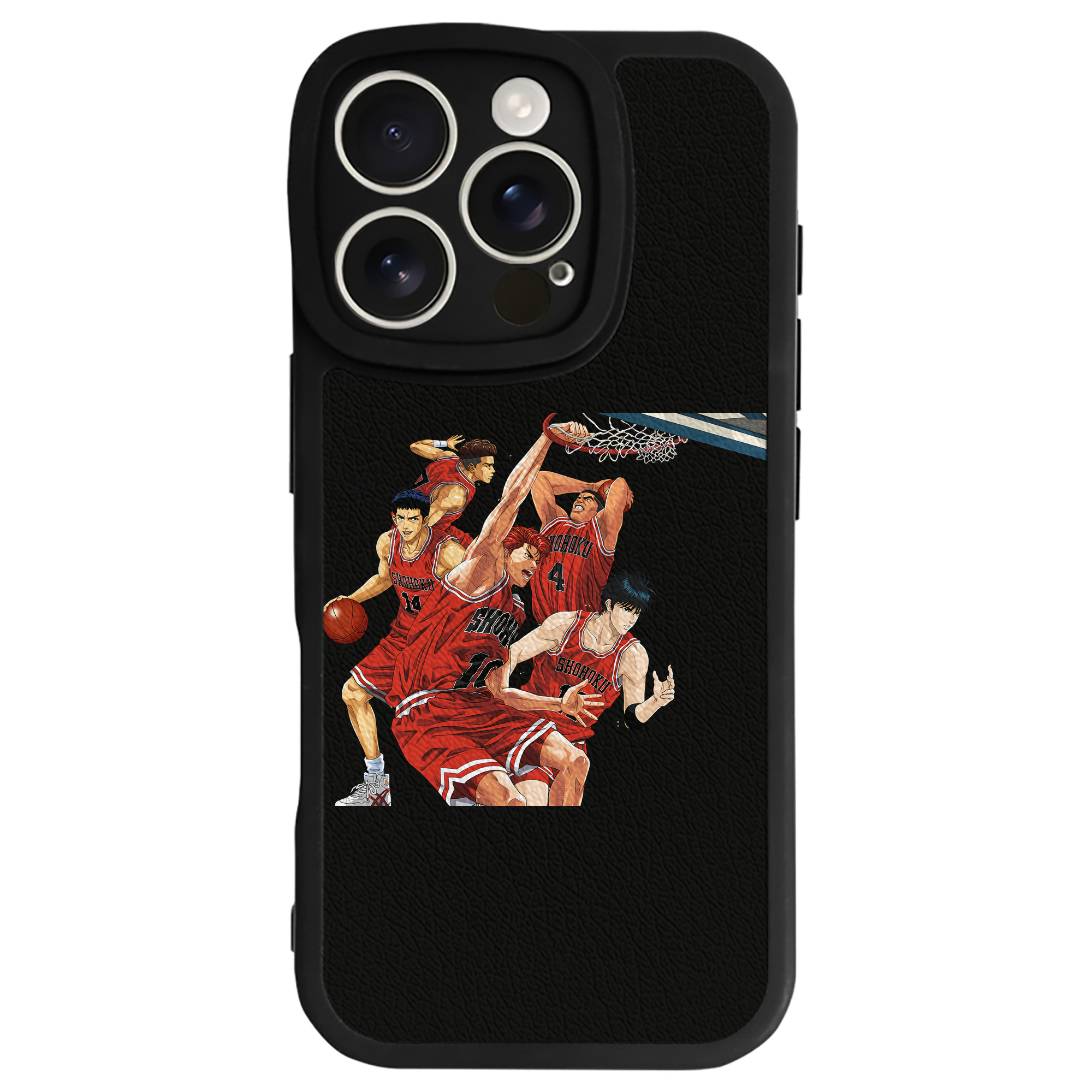 （画像用） SLAM DUNK／スラムダンク 【iPhone 16シリーズ対応】シリコンスマホケース（レザー調） 材質：シリコン